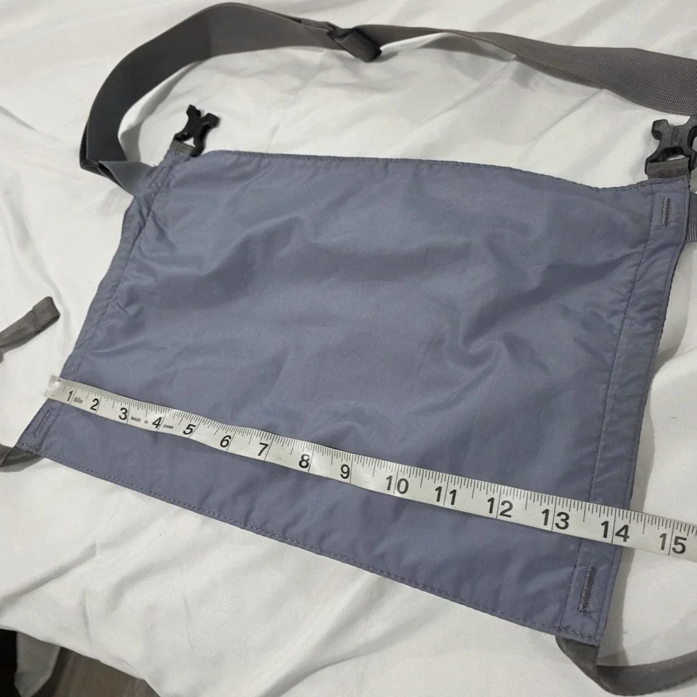 Manduka Go Play 2.0 Yoga Mat‎ Carrier Gray Zip Pouch